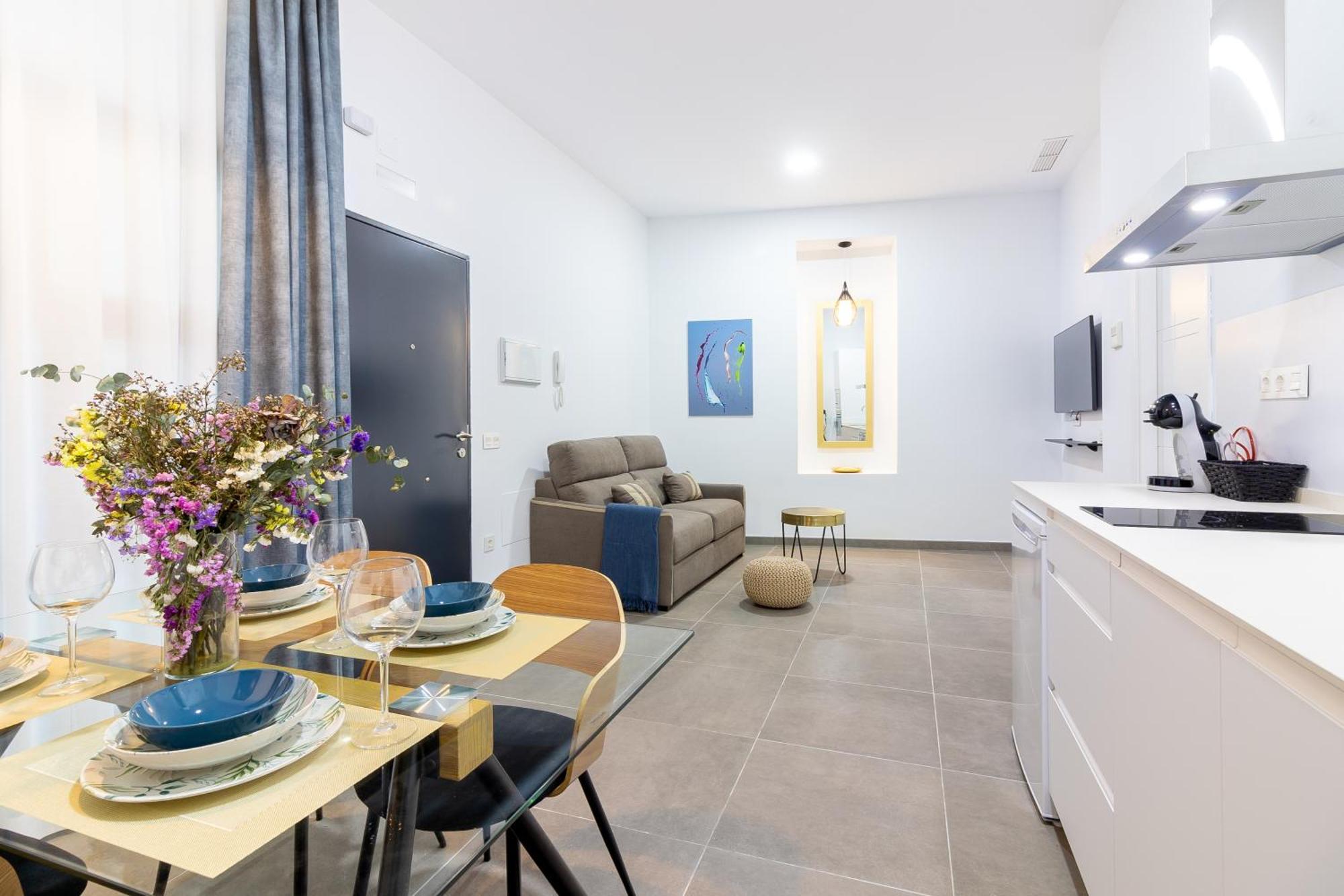 Malaga Center Flat Mariblanca 12 Sun & Terrace Boutique Apartment Room photo